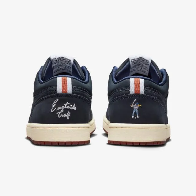 Eastside golf x nike air jordan 1 low (out the mud/ midnight navy blue/ midnight navy burnt sunrise/