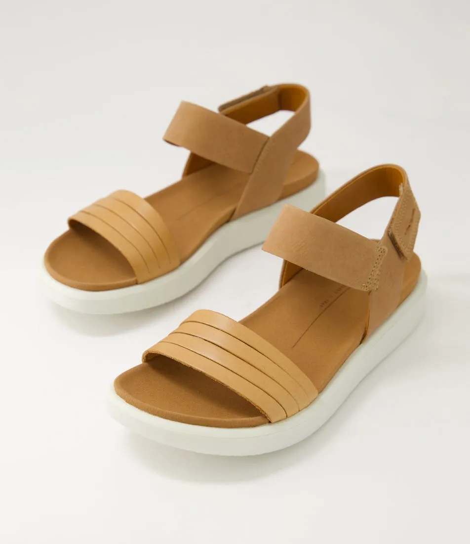 ECCO Flowt W Lion Cashmere Leather Nubuck Sandals