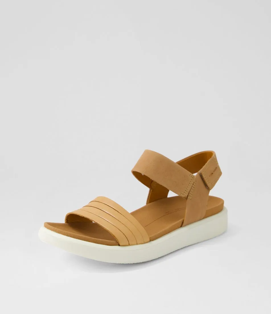 ECCO Flowt W Lion Cashmere Leather Nubuck Sandals