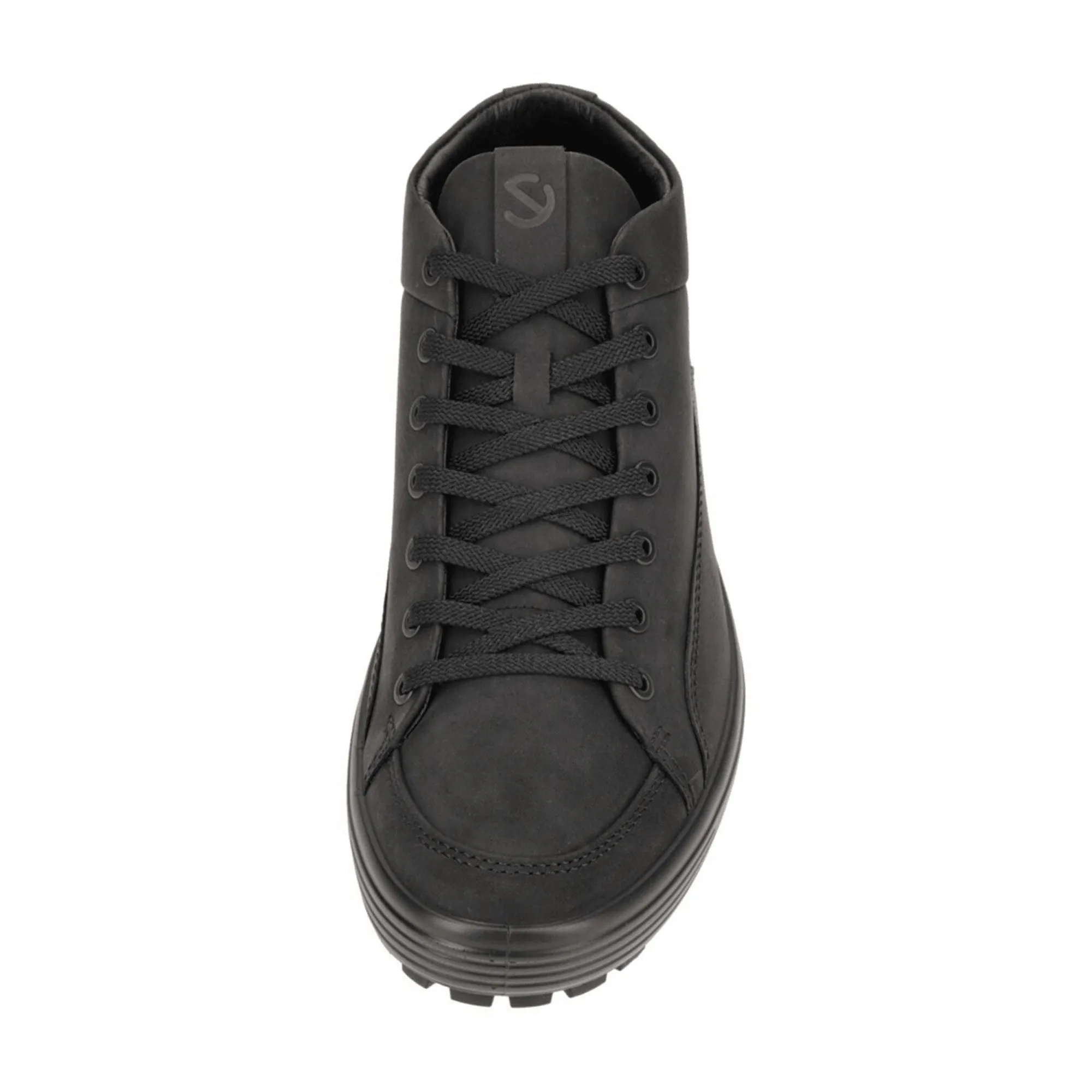Ecco SOFT 7 TRED Men's Black Leather Sneakers - Durable & Stylish
