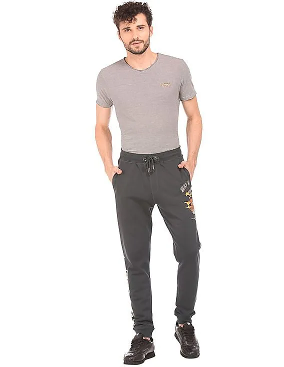 Ed Hardy Brand Print Slim Fit Joggers