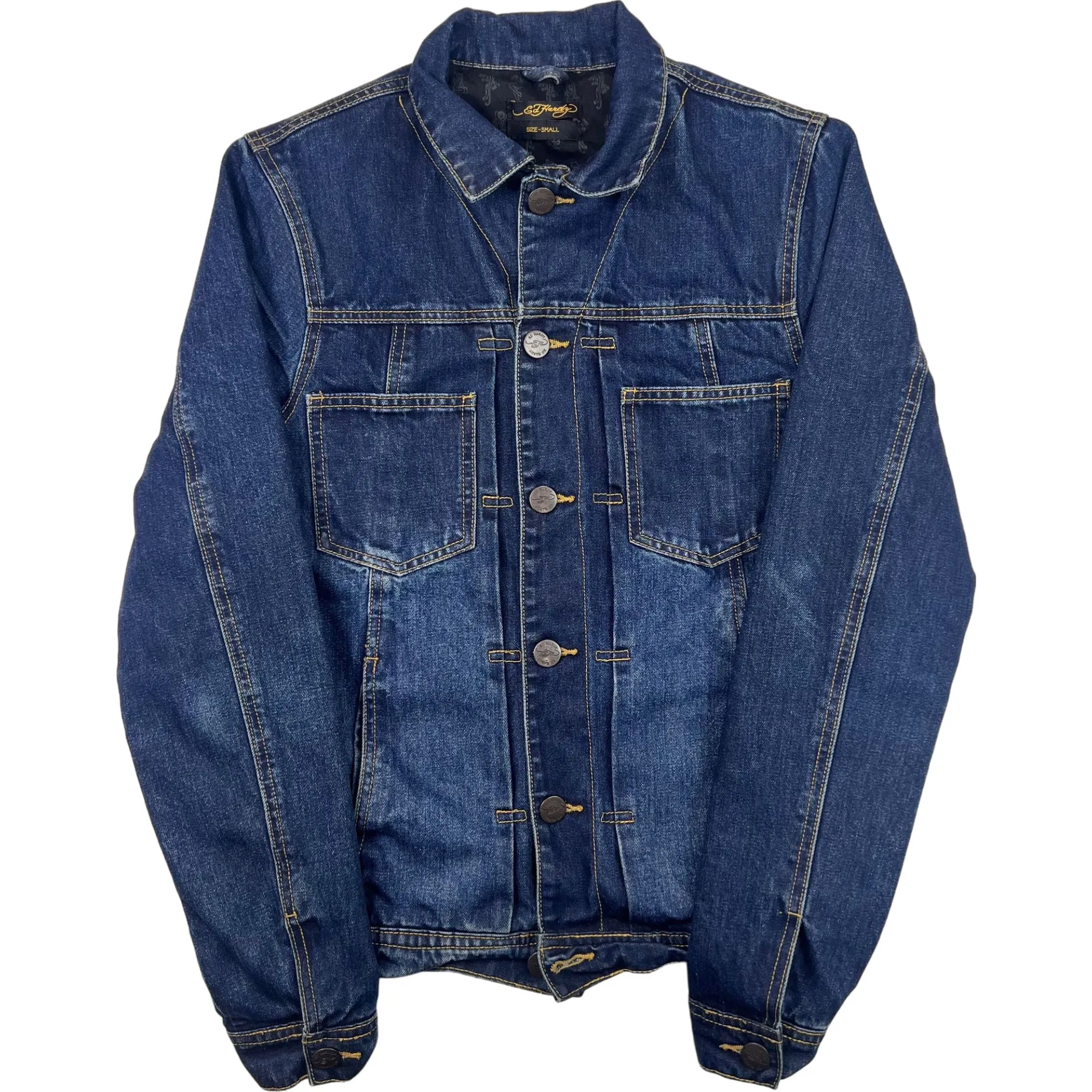 Ed Hardy Denim Jacket Blue