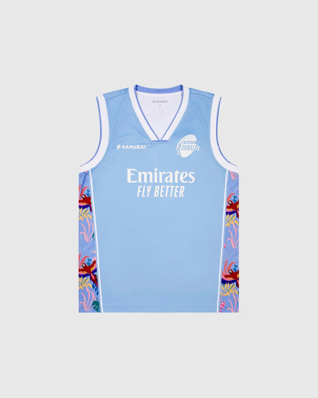 ED7:R2 - Mens Rainforest Basketball Vest - Sky Blue