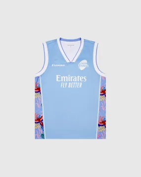 ED7:R2 - Mens Rainforest Basketball Vest - Sky Blue