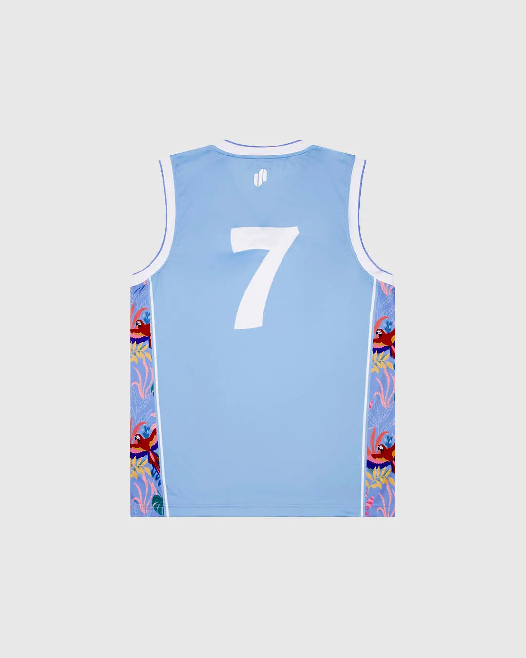 ED7:R2 - Mens Rainforest Basketball Vest - Sky Blue