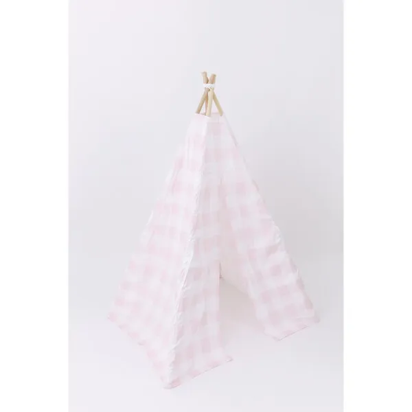 E&E Cecile Play Tent, Pink Gingham
