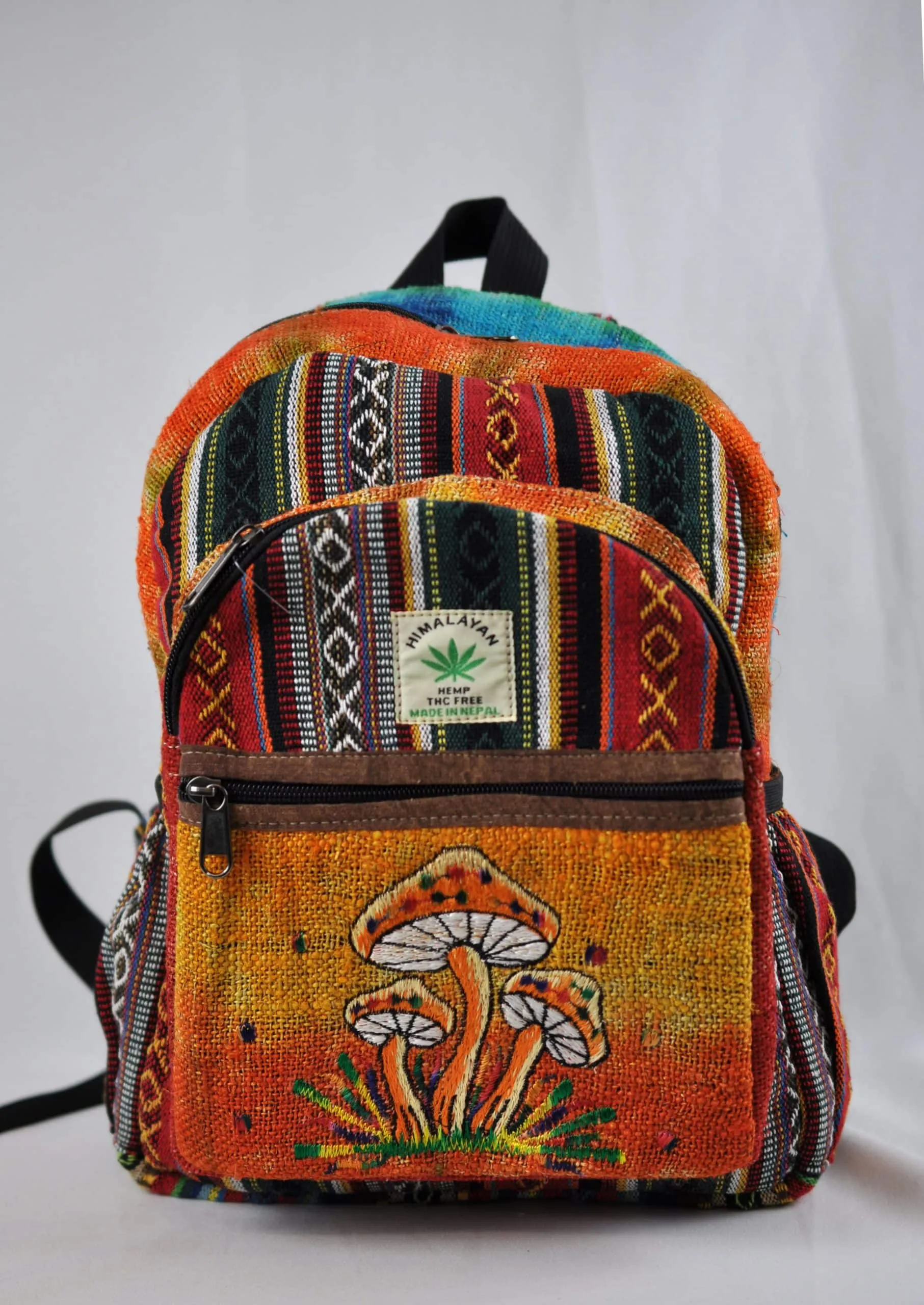 Ekua Hemp Mushroom Backpack - African Clothing Store | JT Aphrique