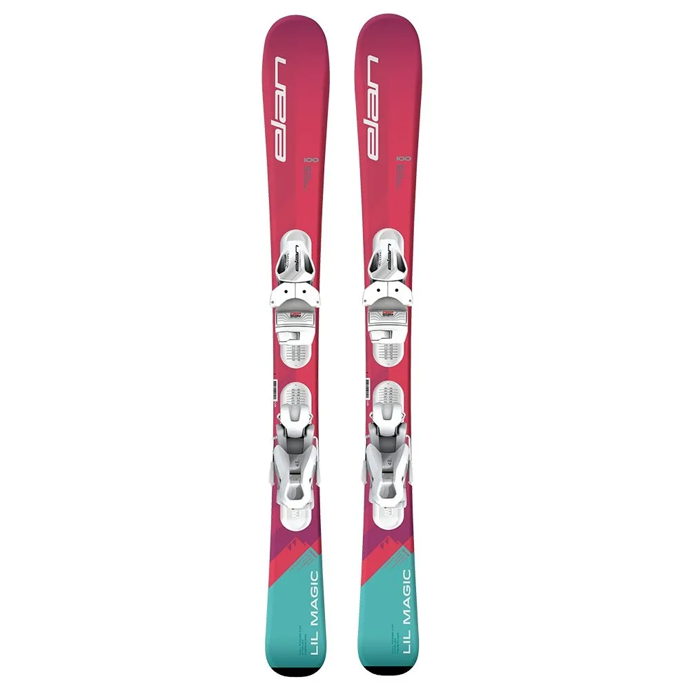 Elan Lil Magic Ski System with EL 7.5 GW Bindings (Girls')