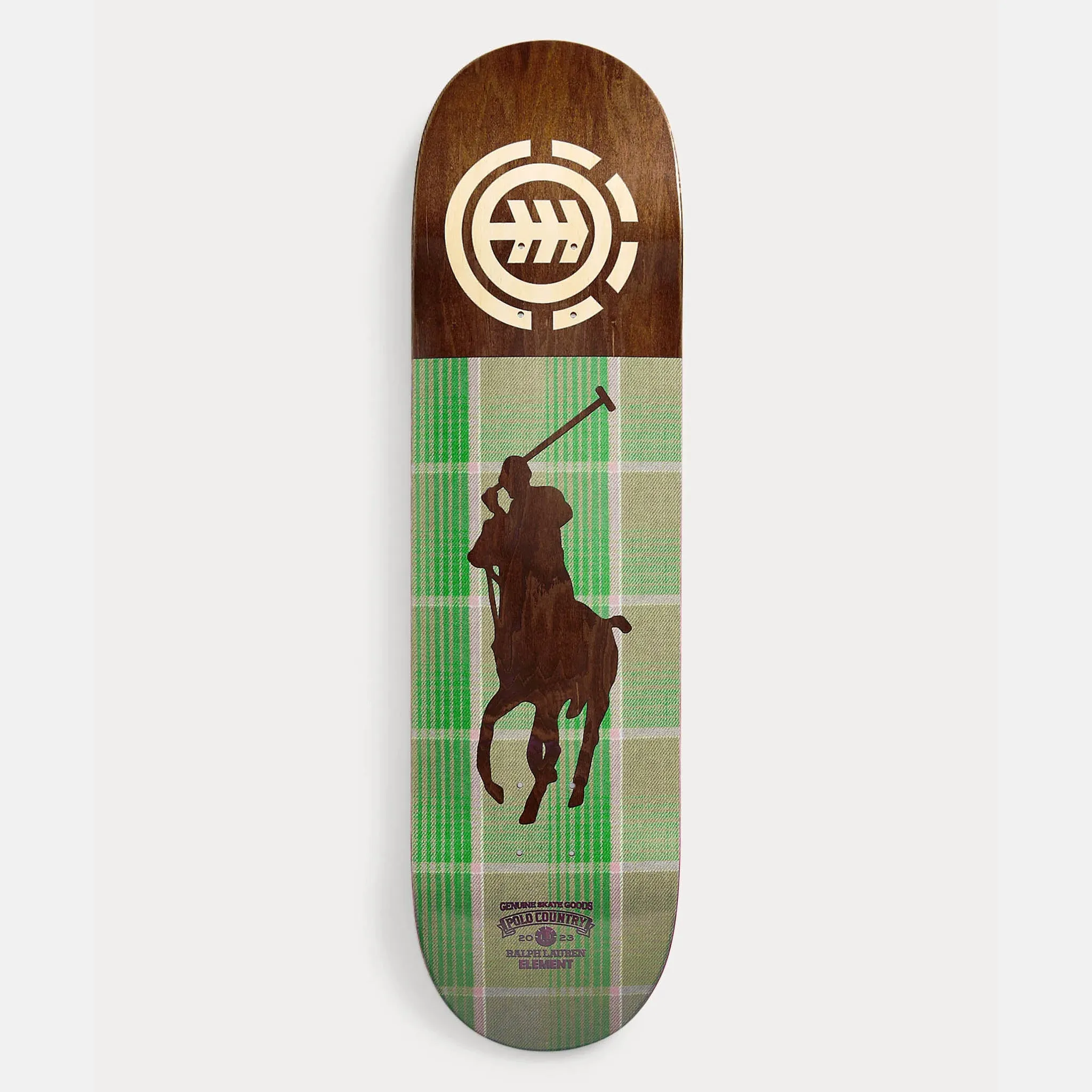 Element Skateboards - 8.5 Polo Ralph Lauren Pony Skateboard Deck
