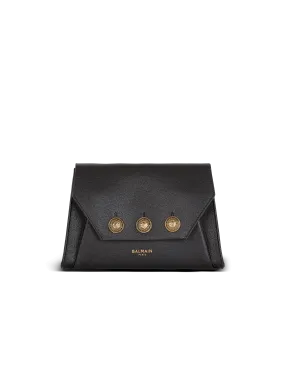 Emblème Flap grained calfskin bag