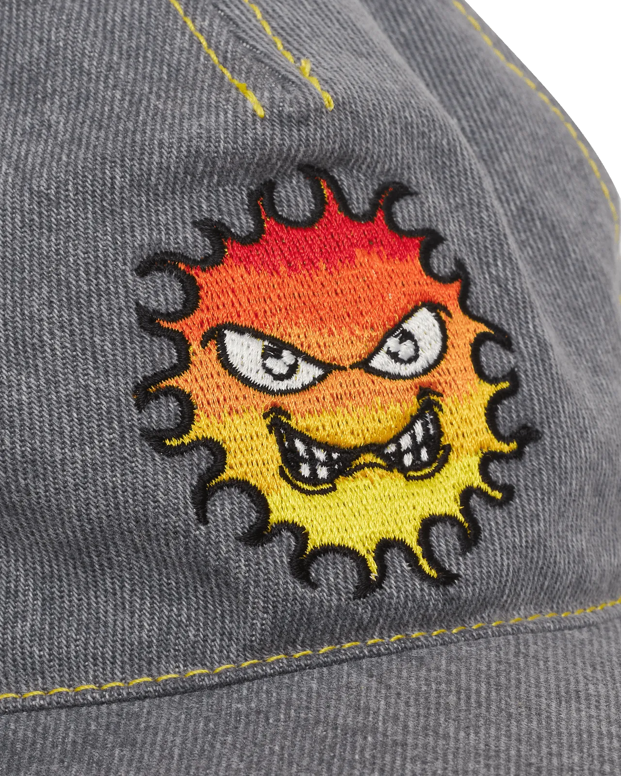 Embroidered Logo Cap Grey