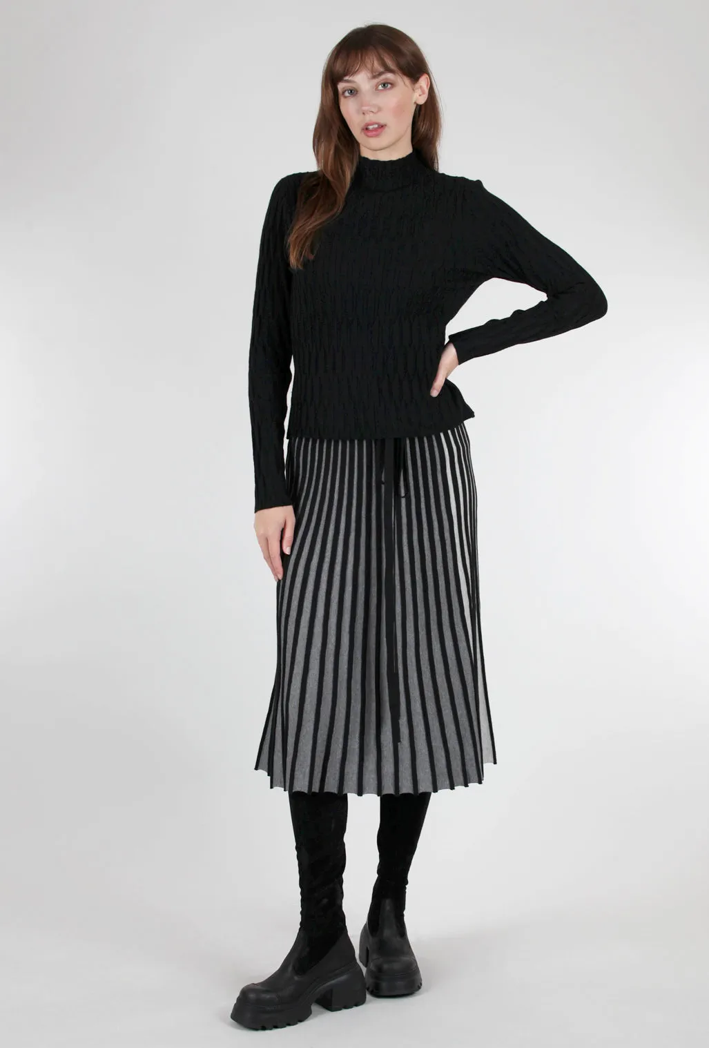 Encore Skirt, Gray Multi