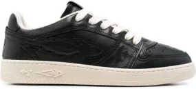 Enterprise Japan Rocket leather sneakers Black