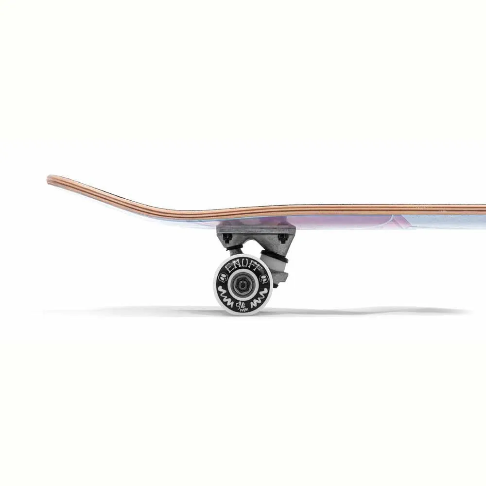 Enuff Skully Hologram Factory Complete Skateboard White 7.25