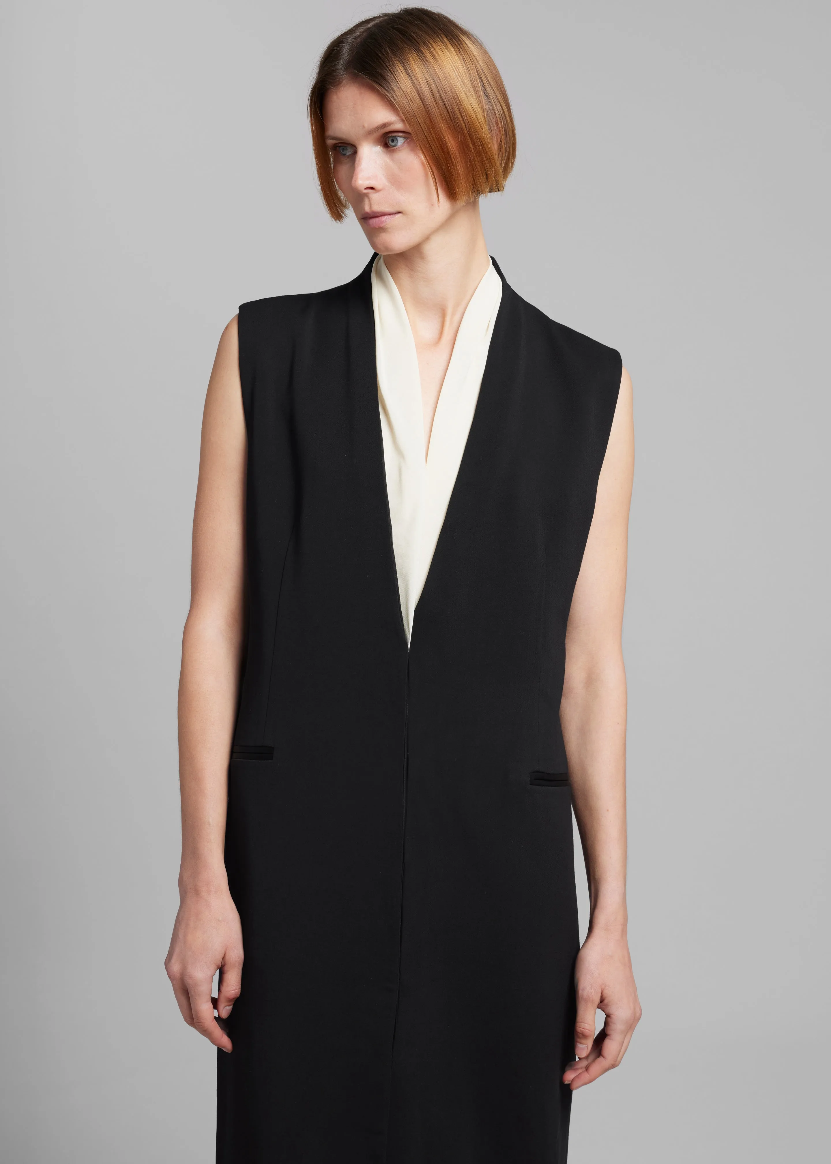 Esse Studios Solpha Vest Dress - Black