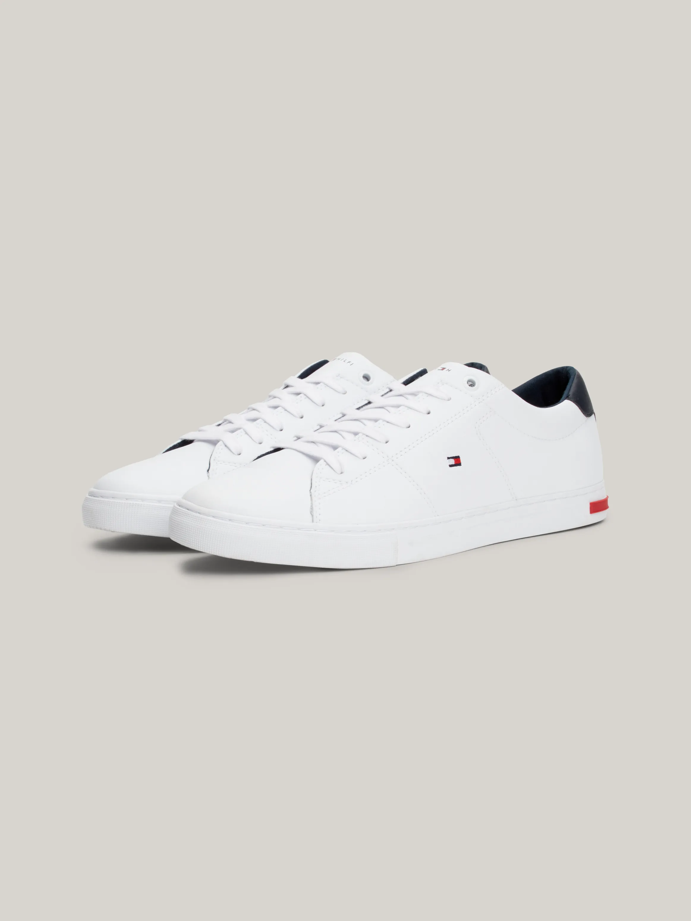 Essential Leather Vulcanised Trainers | Sneakers | Tommy Hilfiger