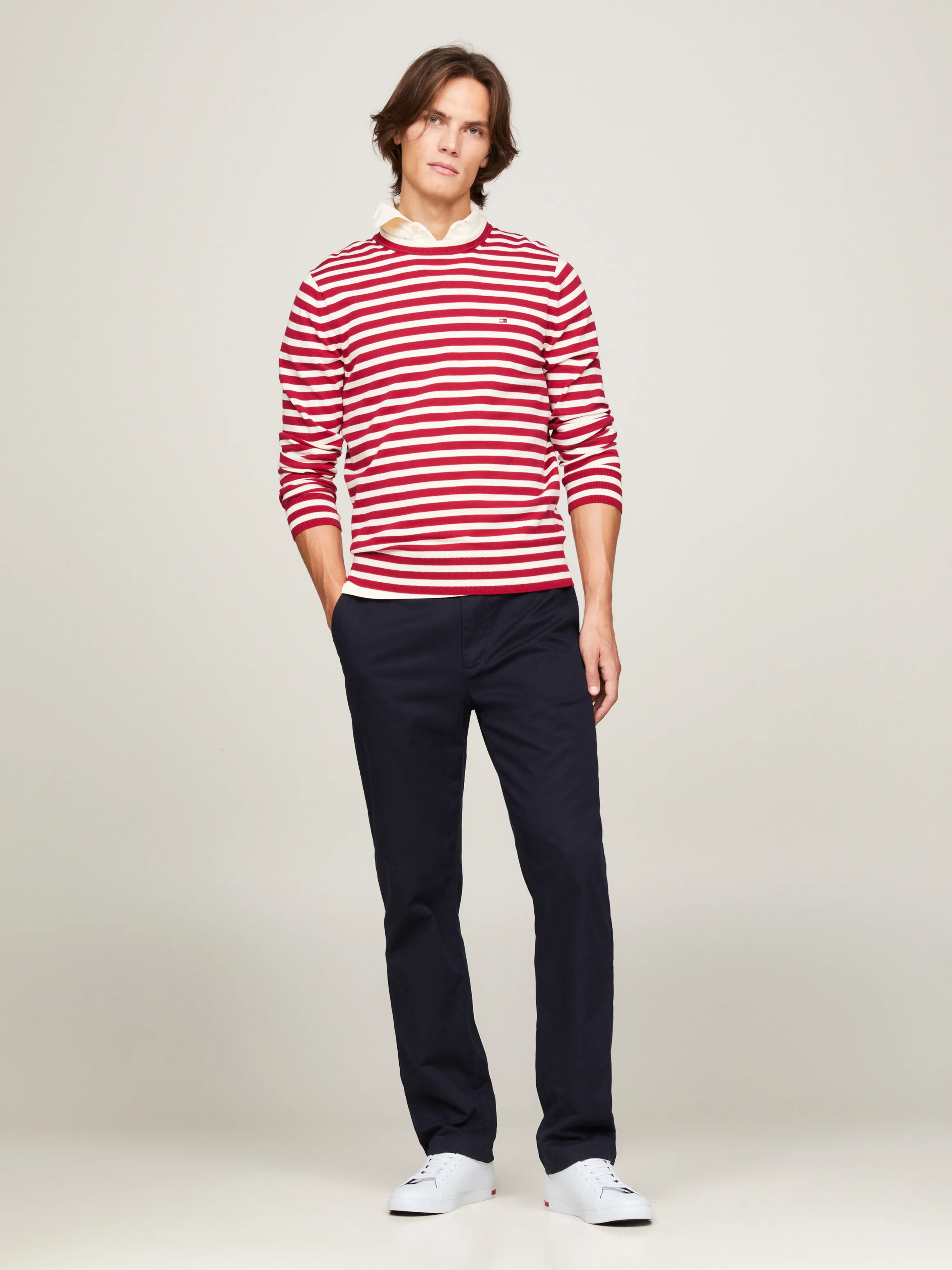 Essential Leather Vulcanised Trainers | Sneakers | Tommy Hilfiger