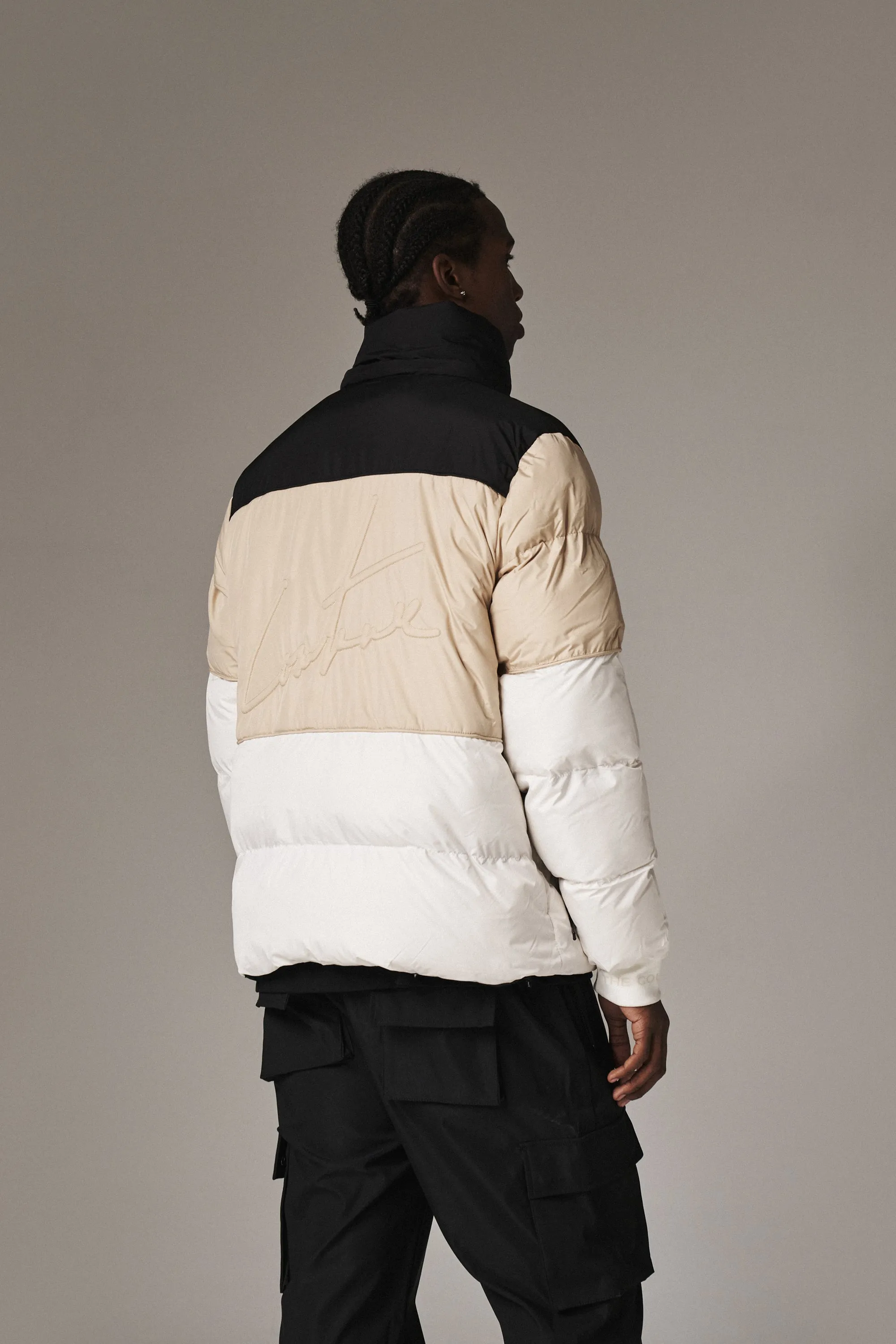 ESSENTIALS SPLICED PUFFER - MULTI