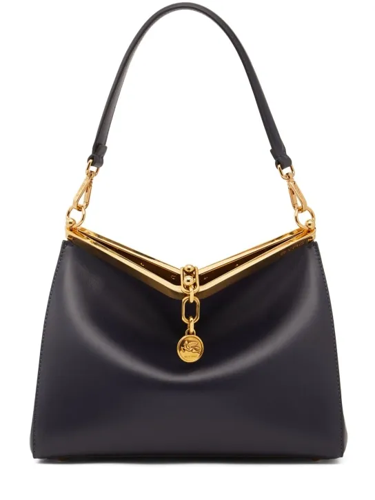 Etro   Medium Vela leather shoulder bag 
