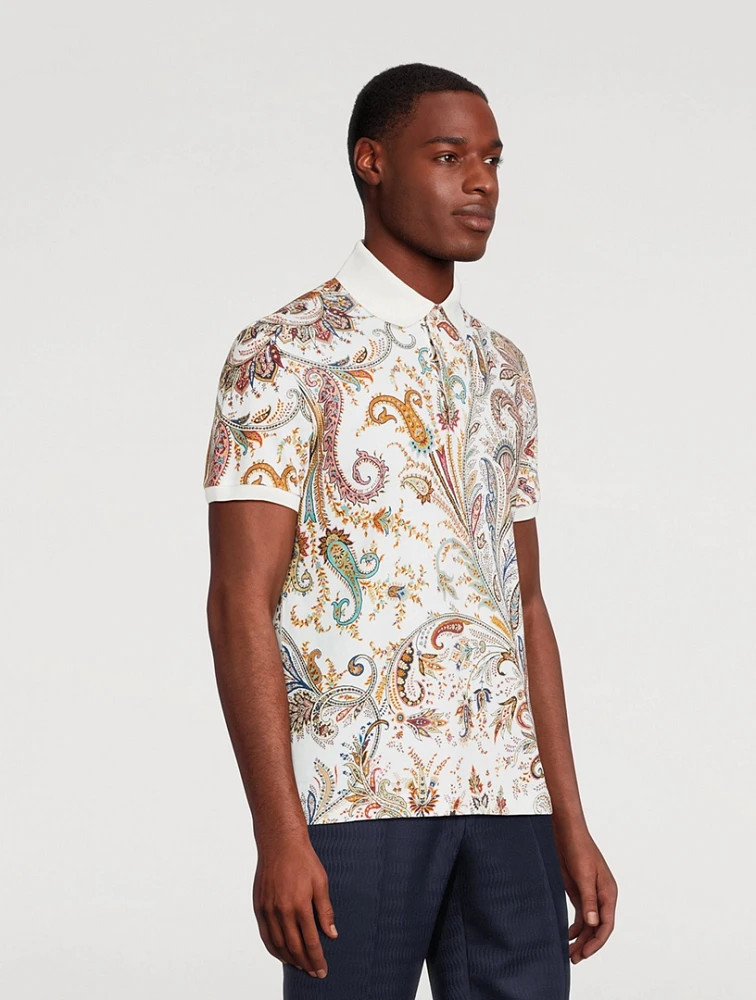 ETRO Paisley Polo Shirt