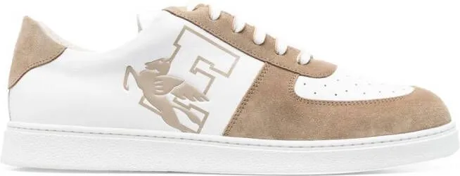 ETRO Pegaso panelled low-top sneakers White