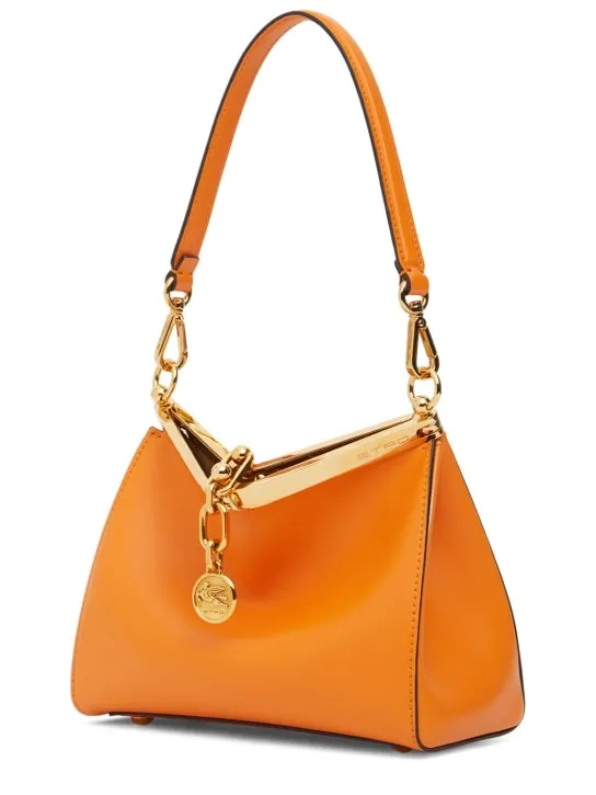 Etro   Small Vela leather shoulder bag 