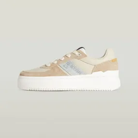 Eve Leather Denim Sneakers