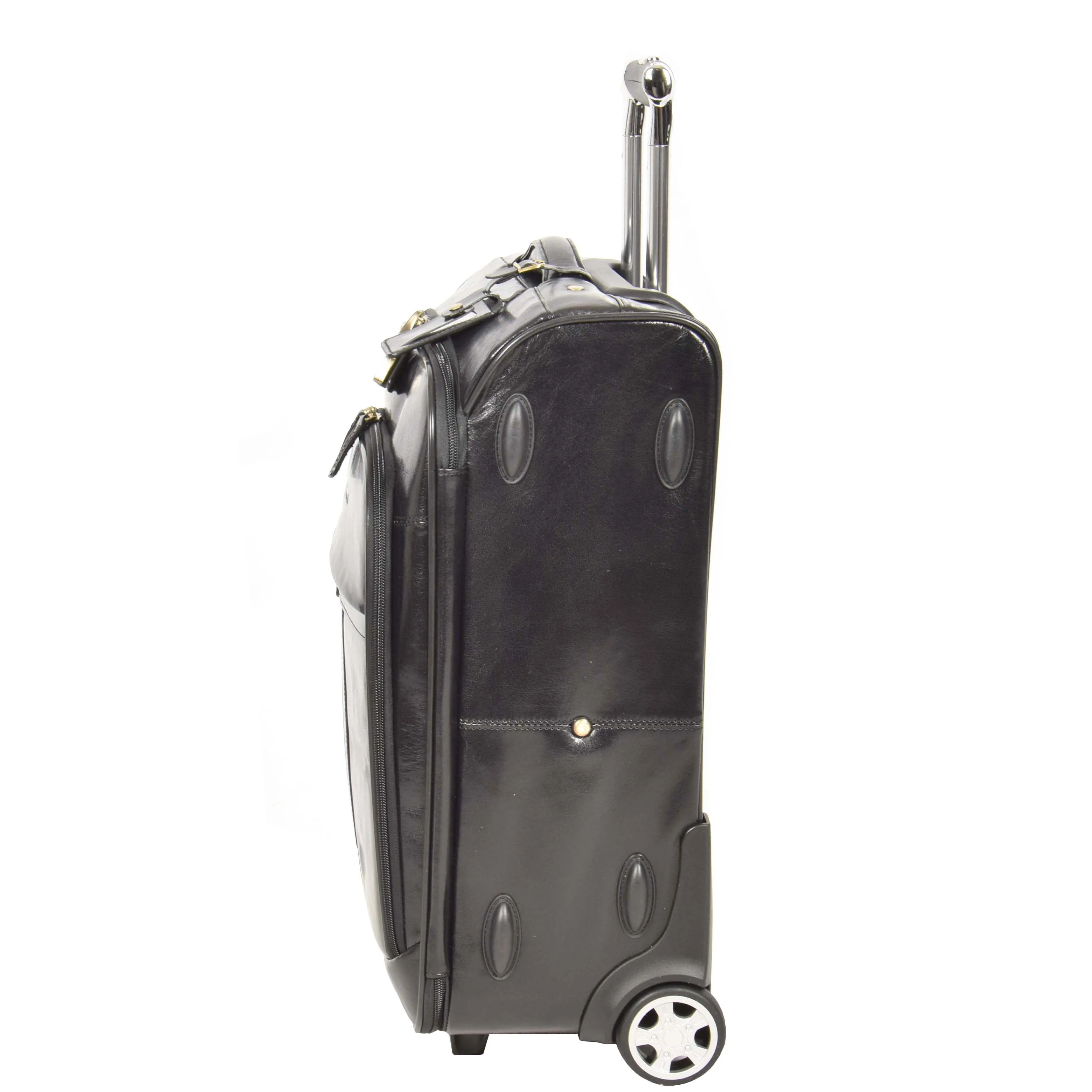 Exclusive Leather Cabin Suitcase Tokyo Black