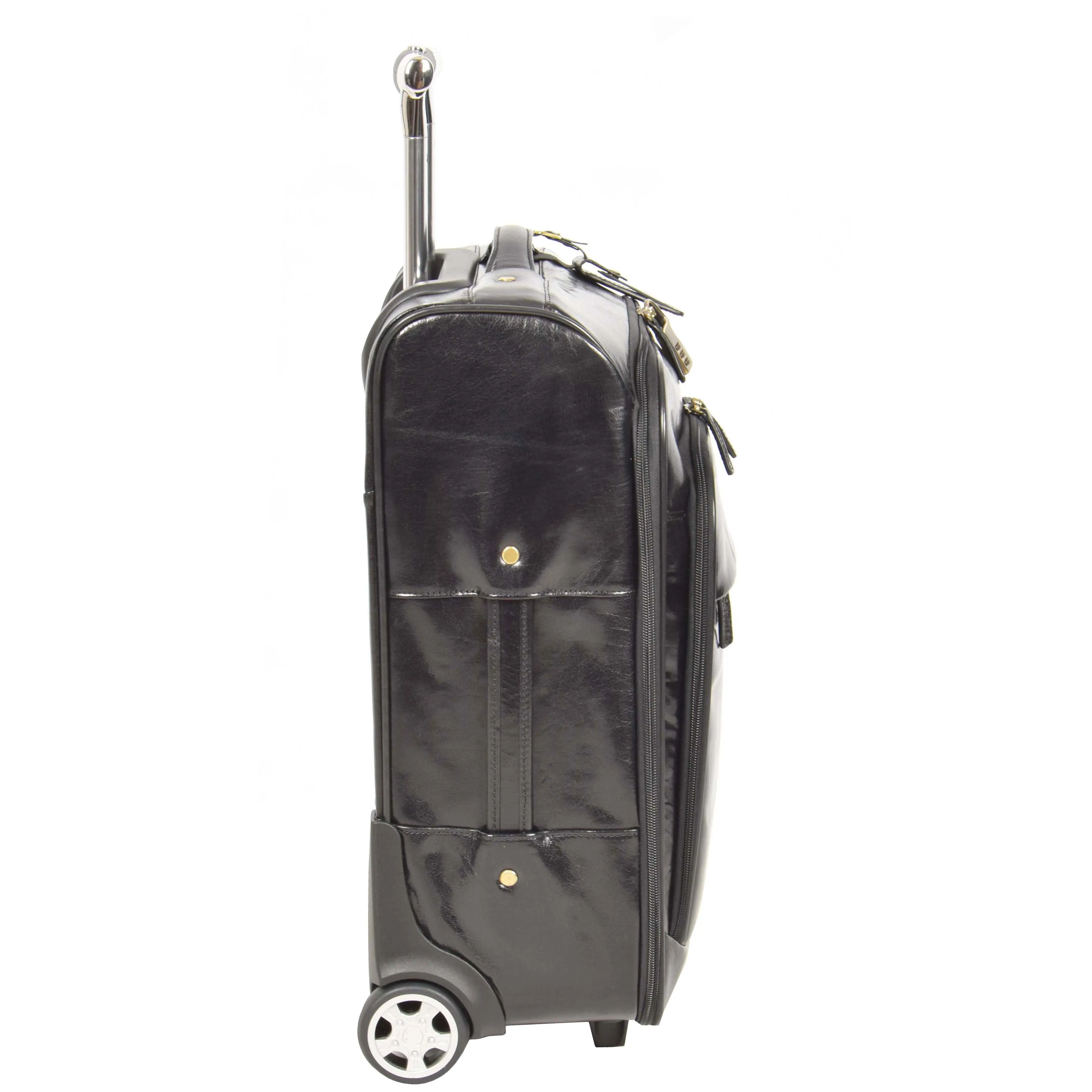 Exclusive Leather Cabin Suitcase Tokyo Black