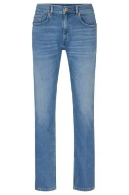 Extra-slim-fit jeans in blue stretch denim