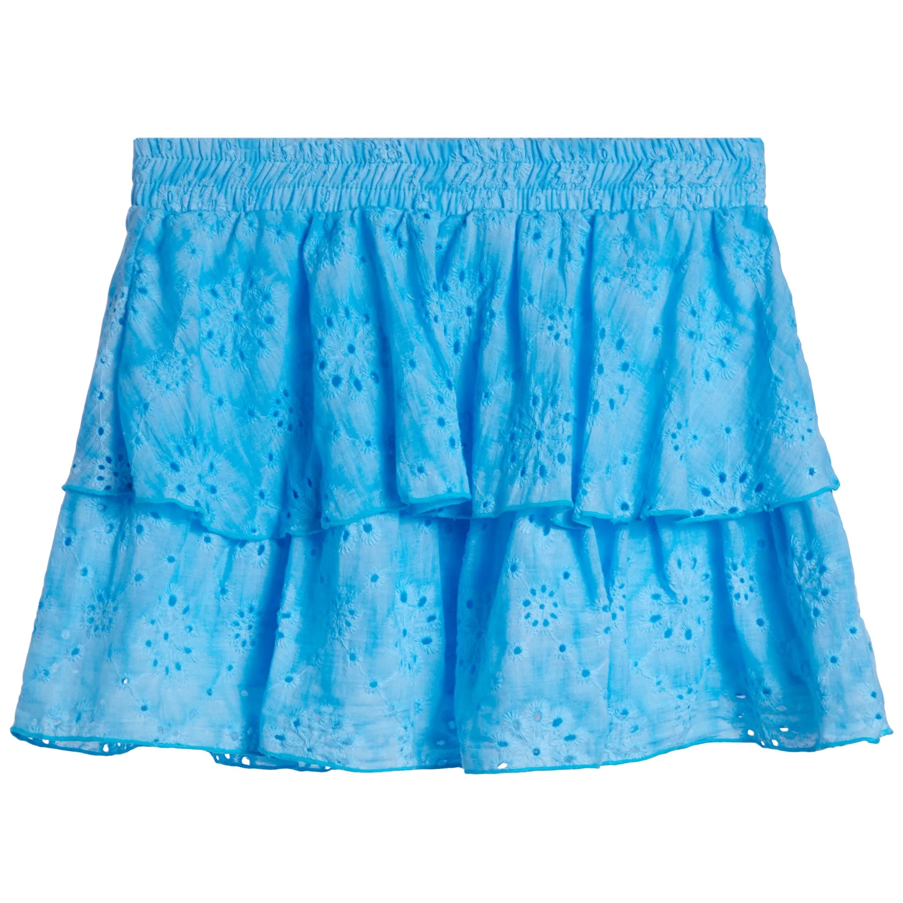 Eyelet Smock Skirt
