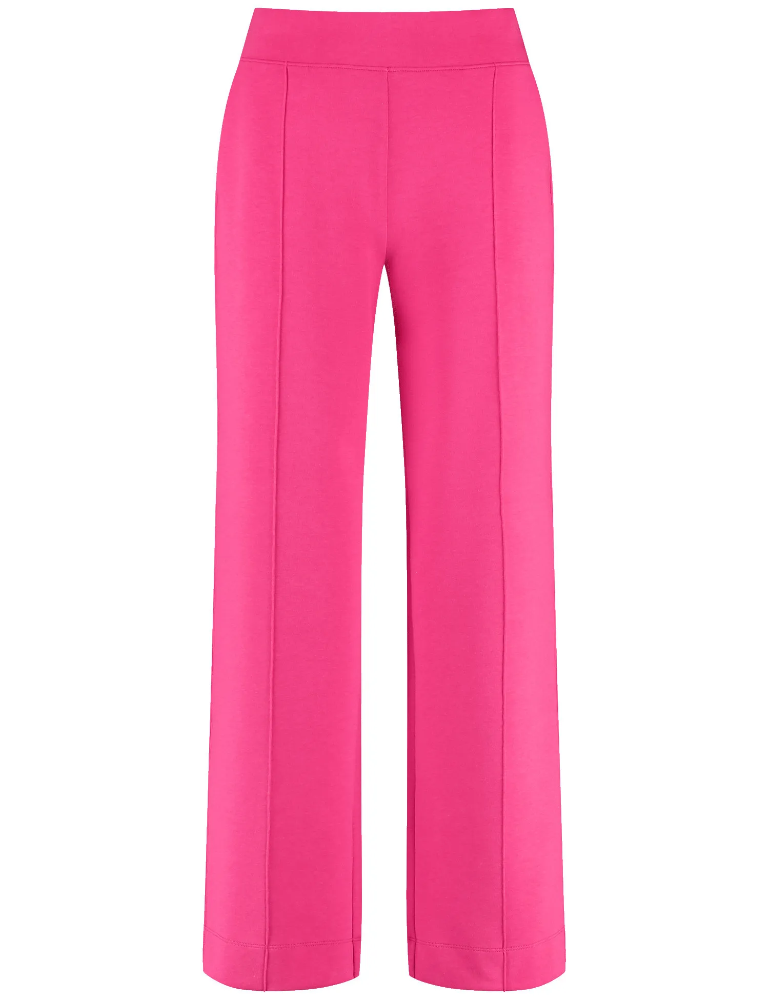 Fashionable pull-on trousers made of light scuba