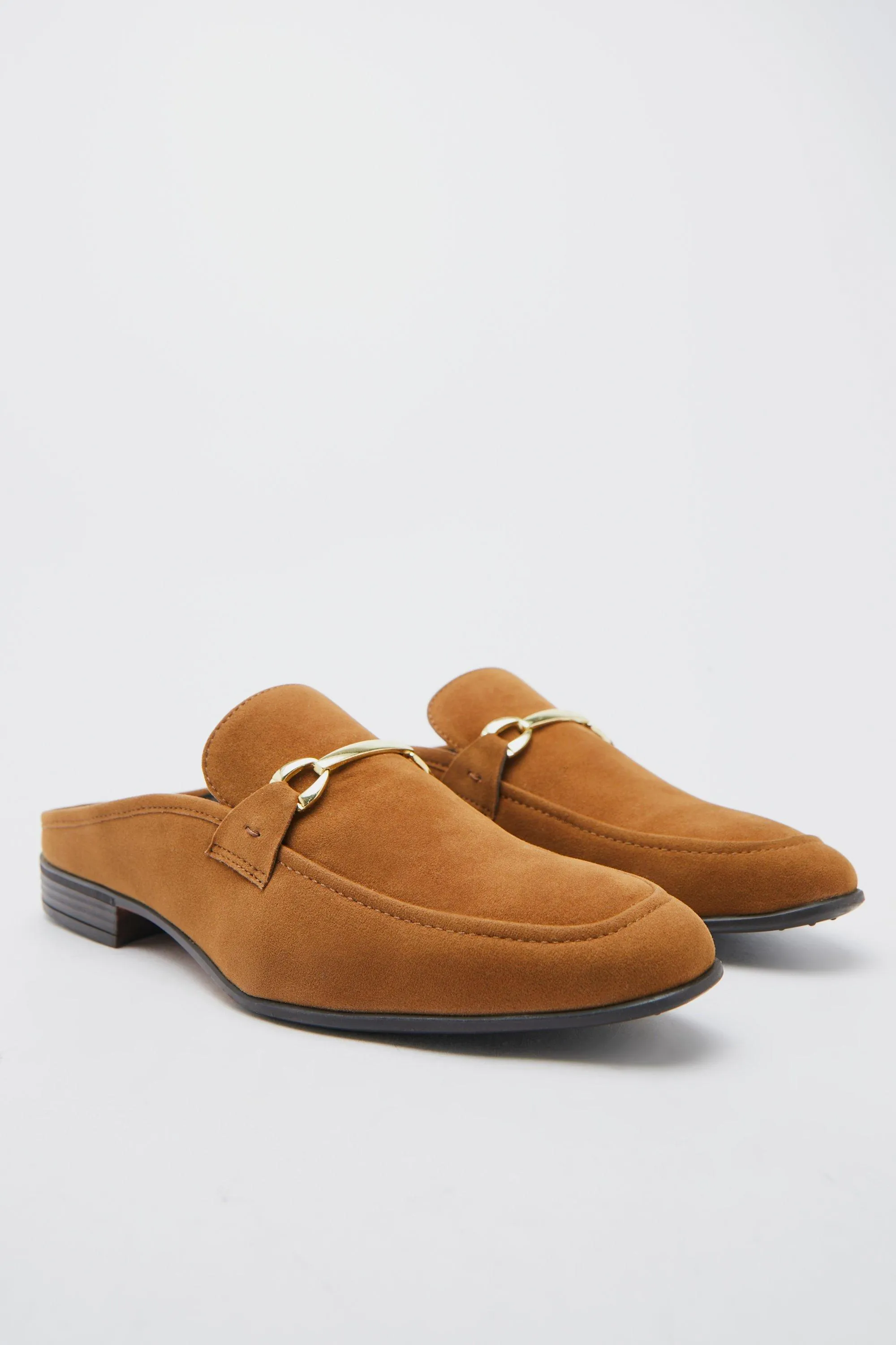 Faux Suede Mule Loafer | boohooMAN UK