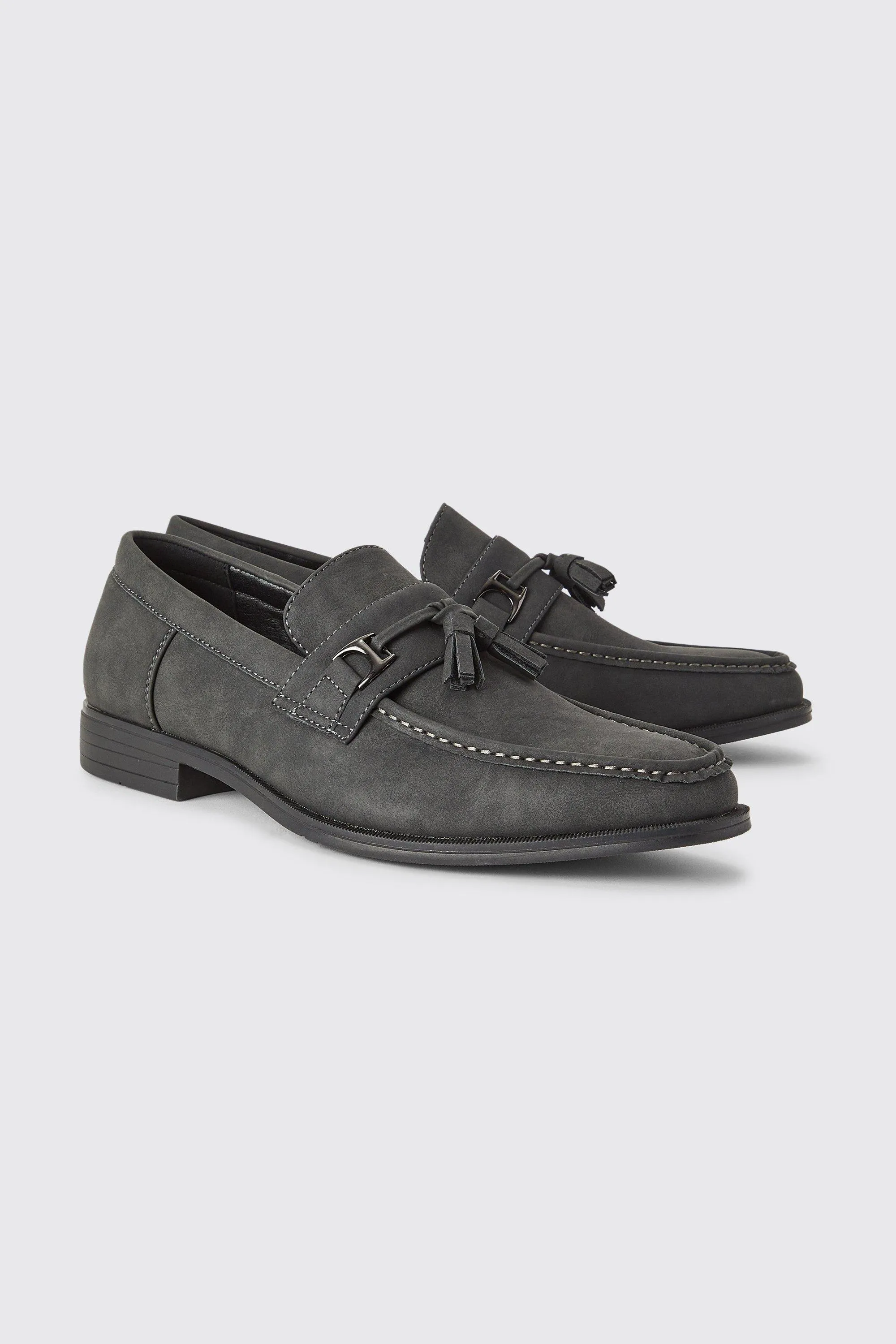 Faux Suede Snaffle Loafer | boohooMAN UK
