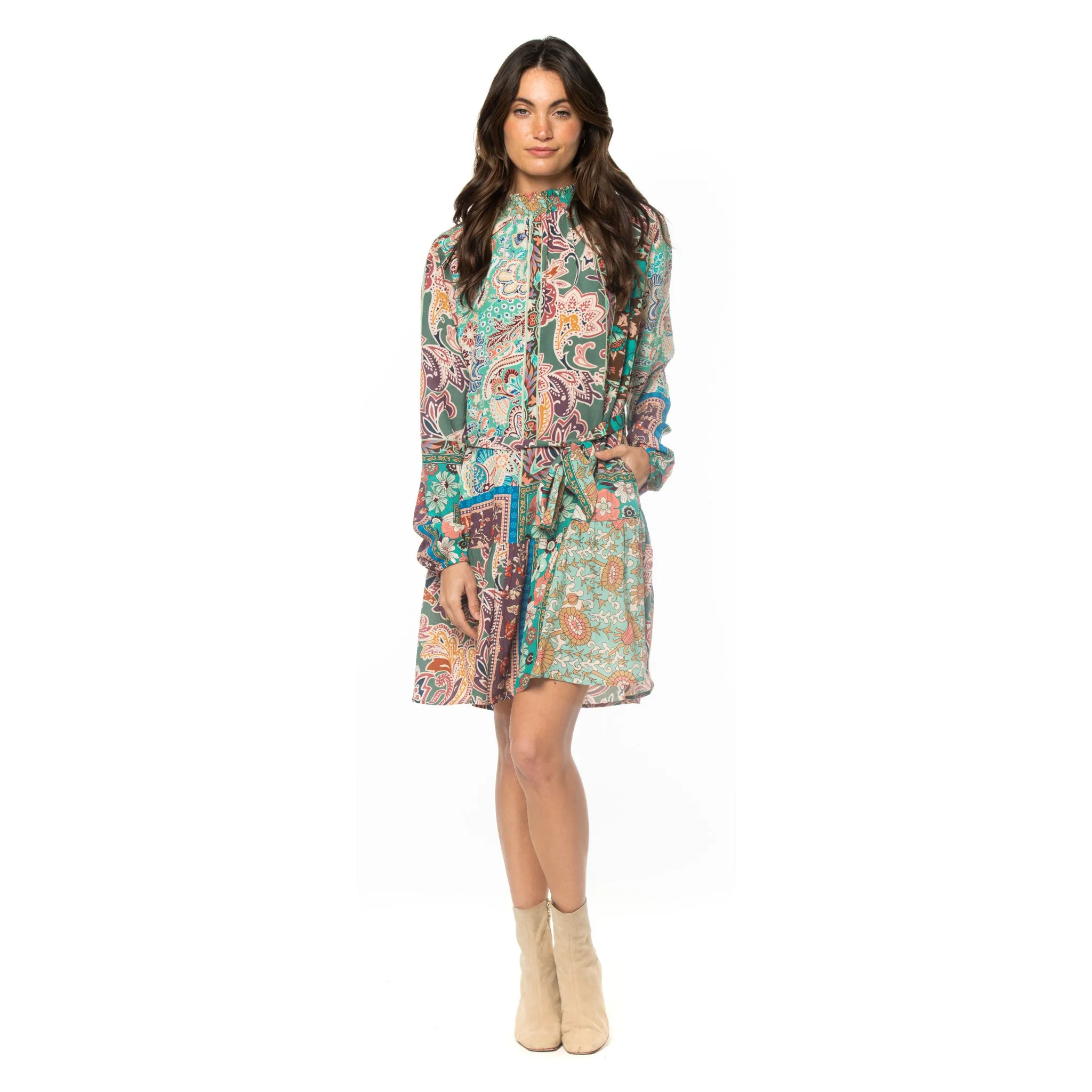 Faye Turquoise Dress