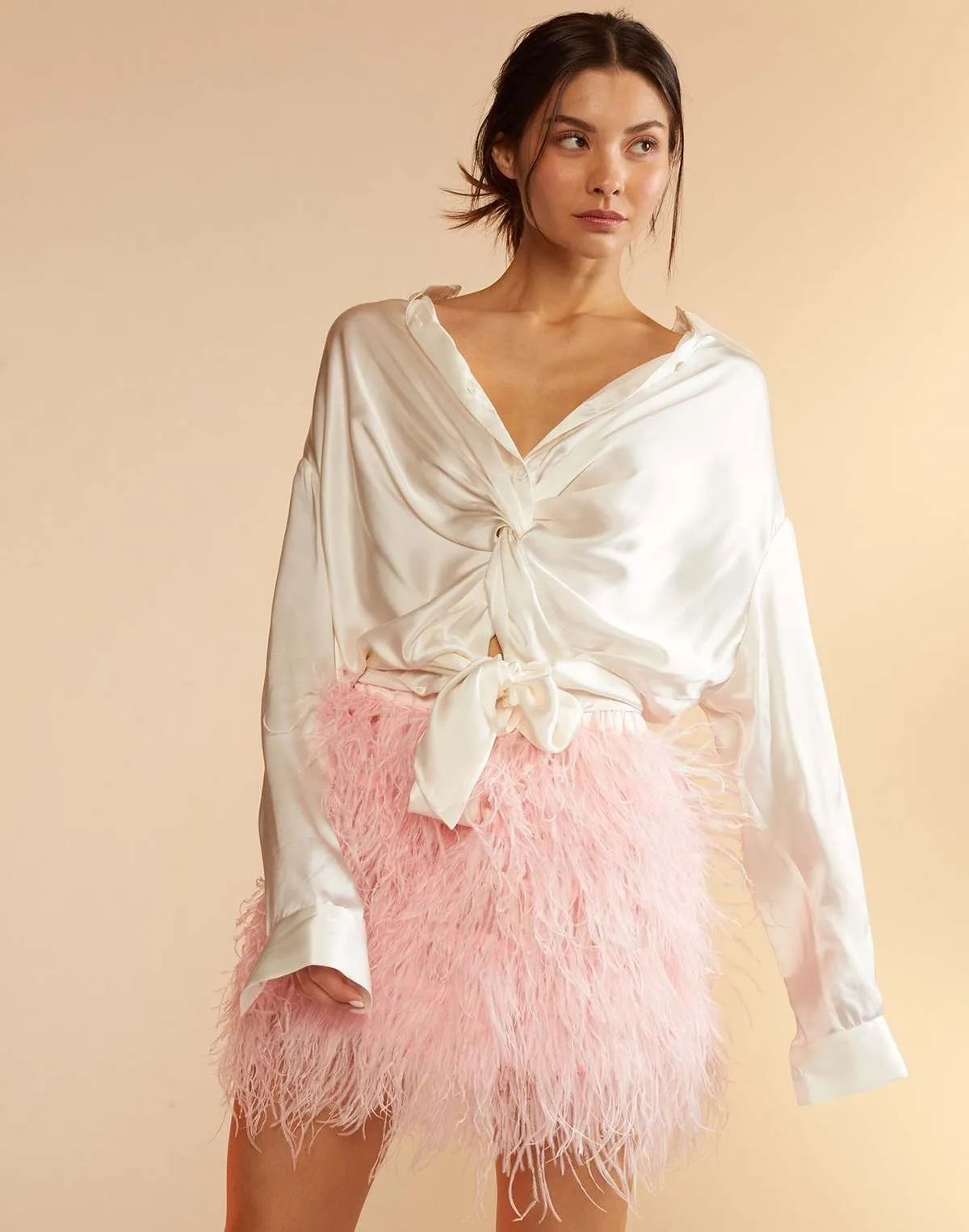 Feather Skirt - LGHTPK