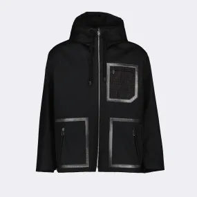 Fendi Black FF Bomber Jacket
