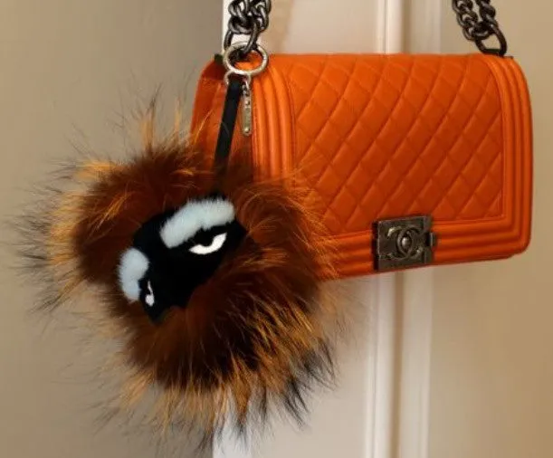 Fendi Orange Bag Charm