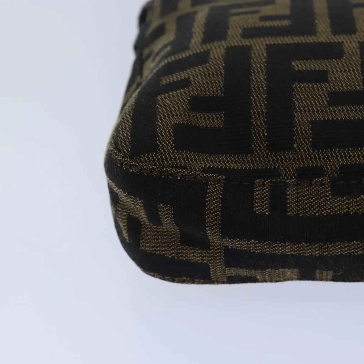 Fendi Zucca Canvas Mom Baguette Shoulder Bag