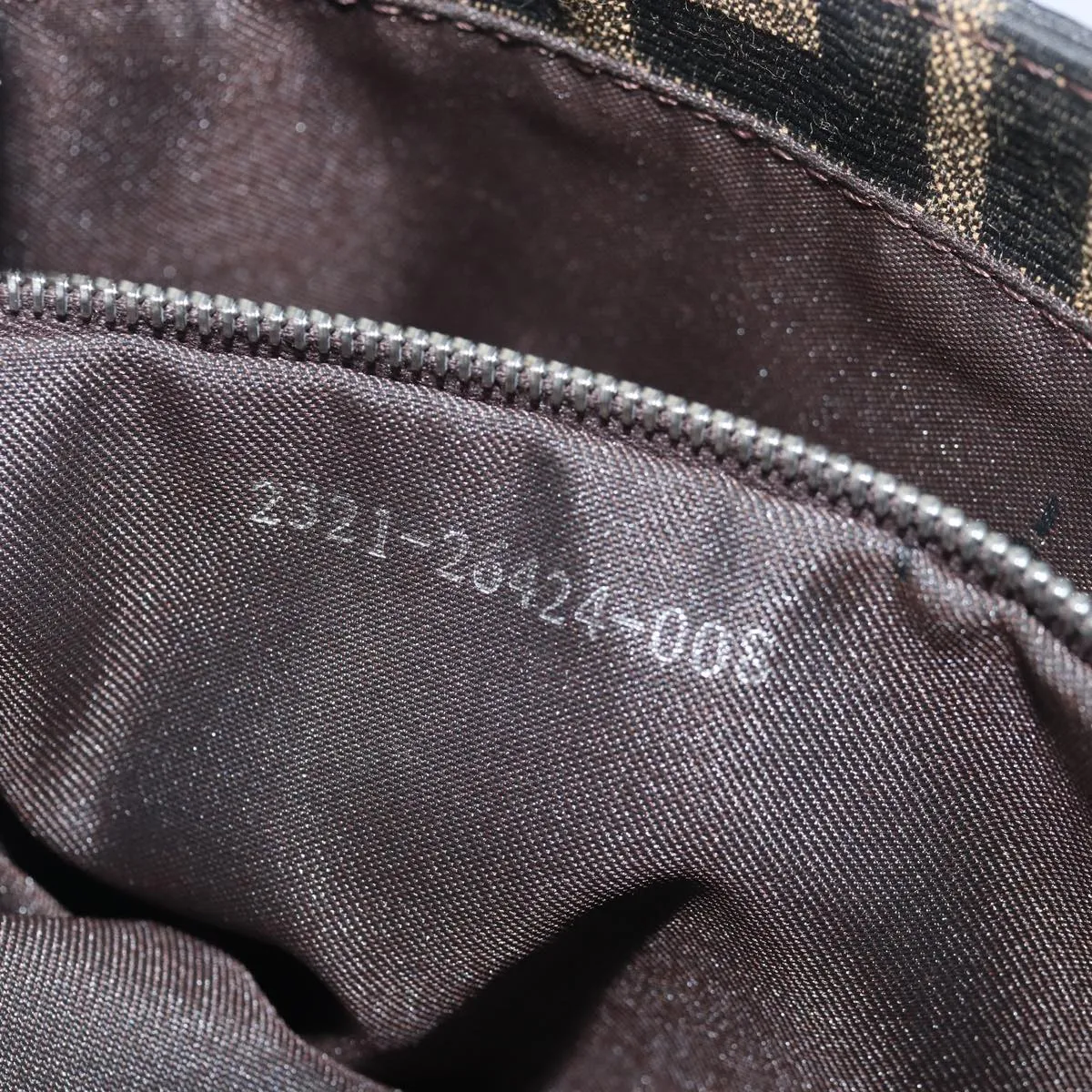 Fendi Zucca Canvas Mom Baguette Shoulder Bag