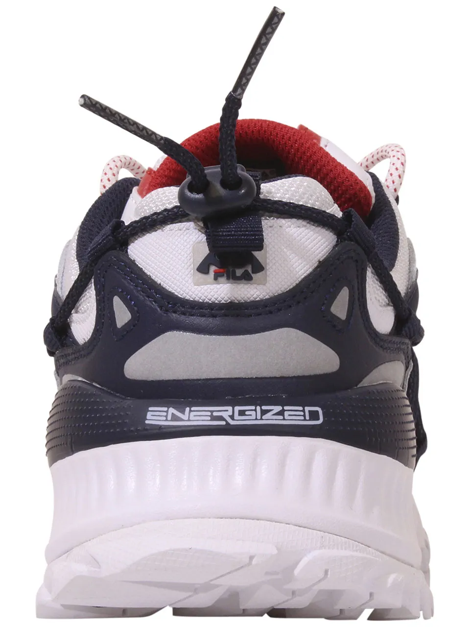 Fila Men's Expeditioner Running Sneakers White/Navy/Red Sz: 8