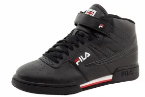 Fila Men's F-13V Basketball Sneakers High Top Black/Black/Black Sz 10.5 1VF059LX
