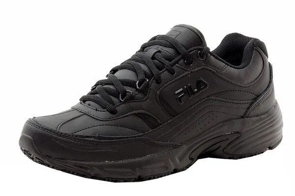 Fila Men's Memory Workshift Sneakers Slip Resistant Trainers White Sz: 8