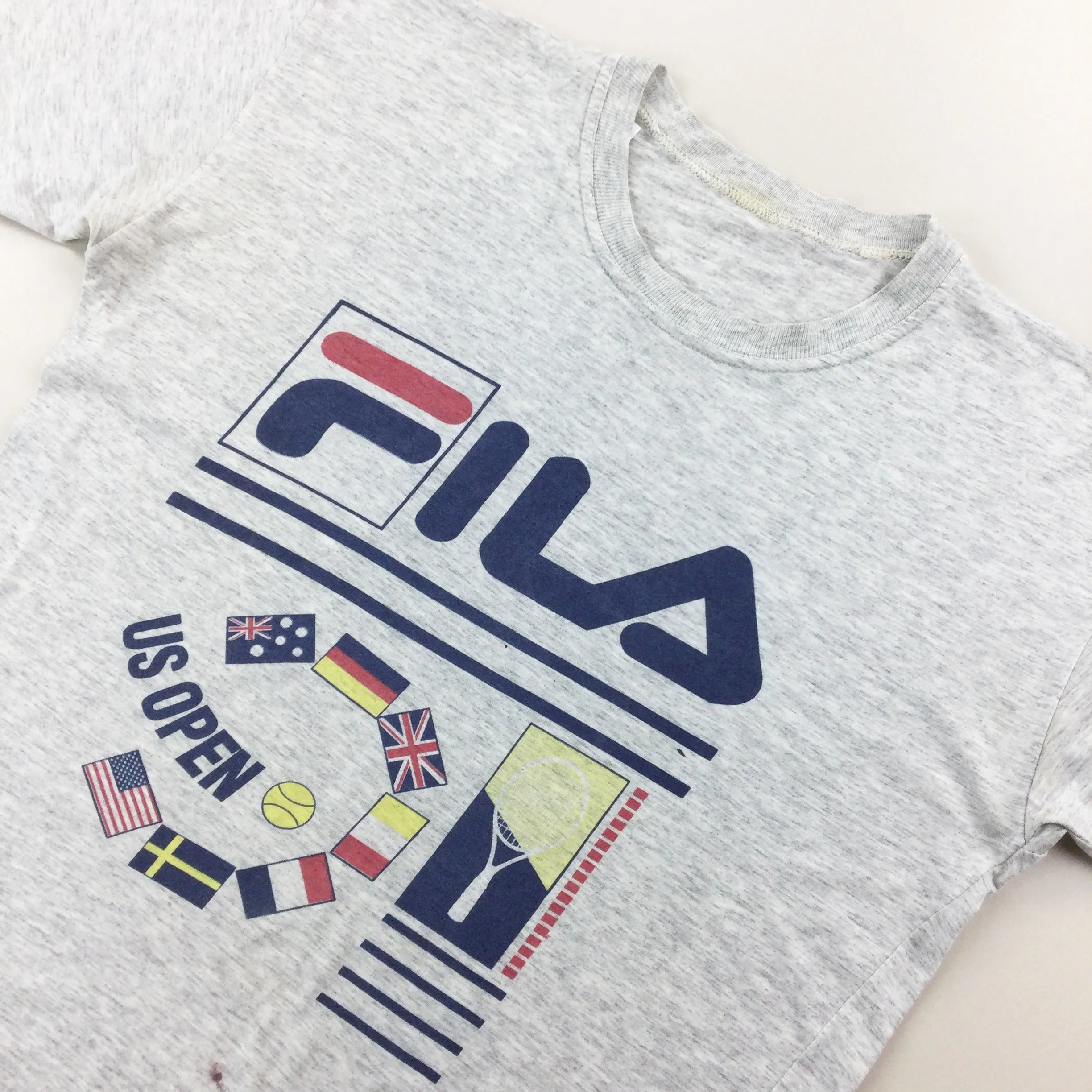 Fila Tennis US Open 90s T-Shirt - Medium