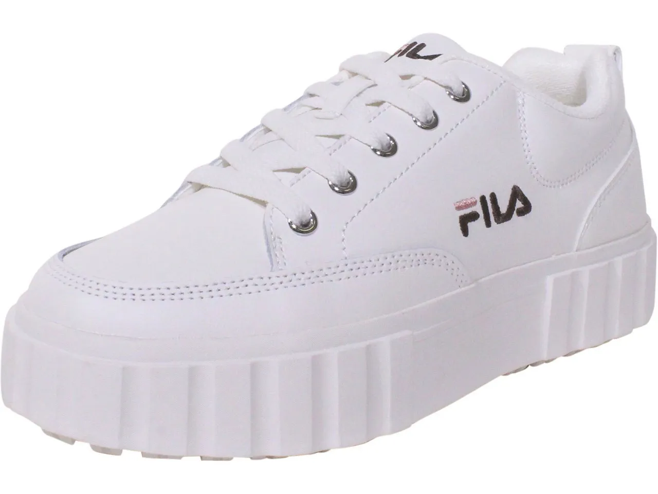 Fila Women's Sandblast Low Platform Sneakers Misty Rose/Misty Rose/White Sz: 9