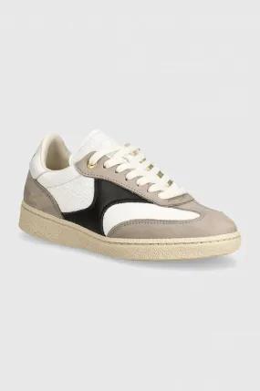 Filling Pieces leather sneakers Sprinter gray color 68625071002
