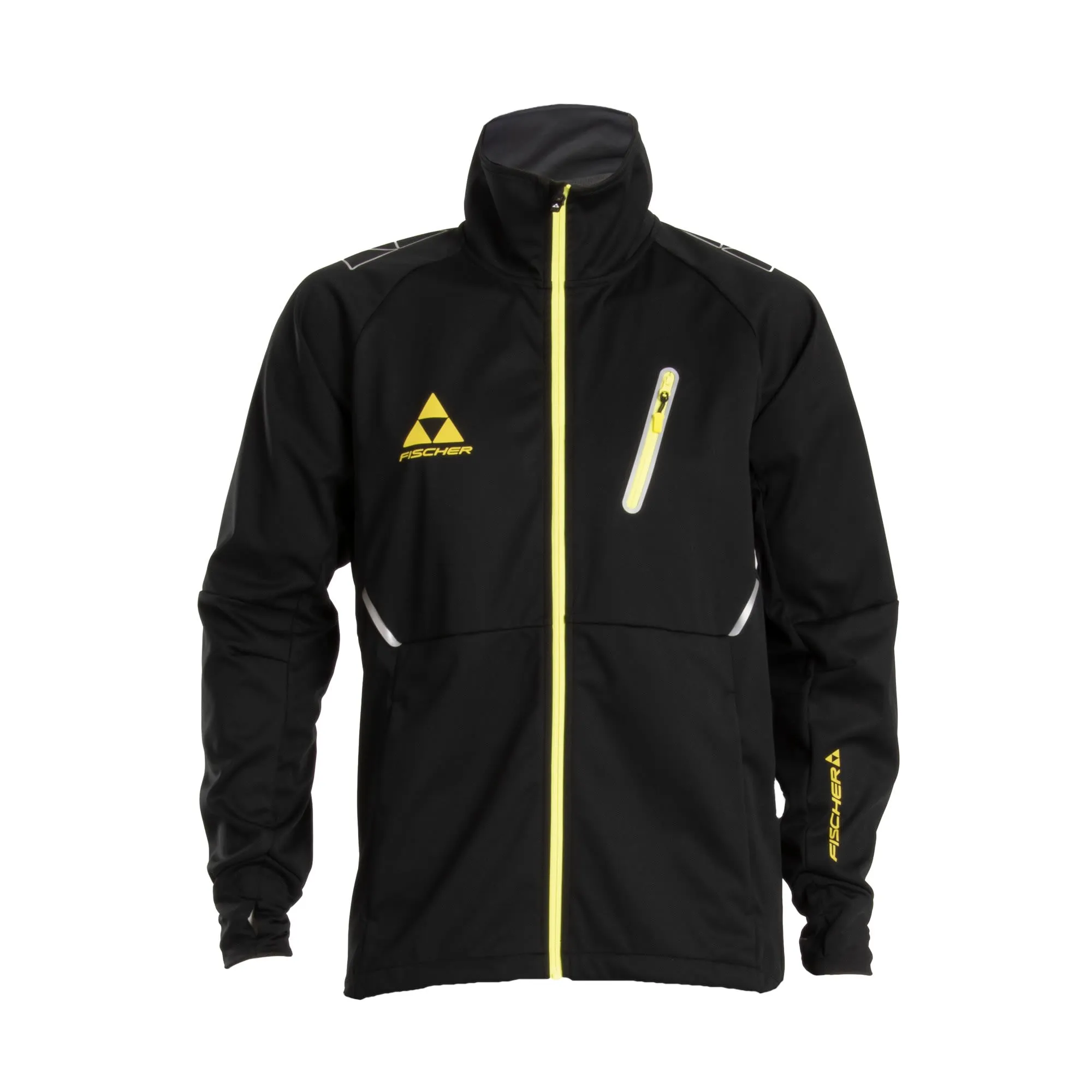 Fischer Men's Åsarna 2 Jacket Black/Yellow | Buy Fischer Men's Åsarna 2 Jacket Black/Yellow here | Outnorth