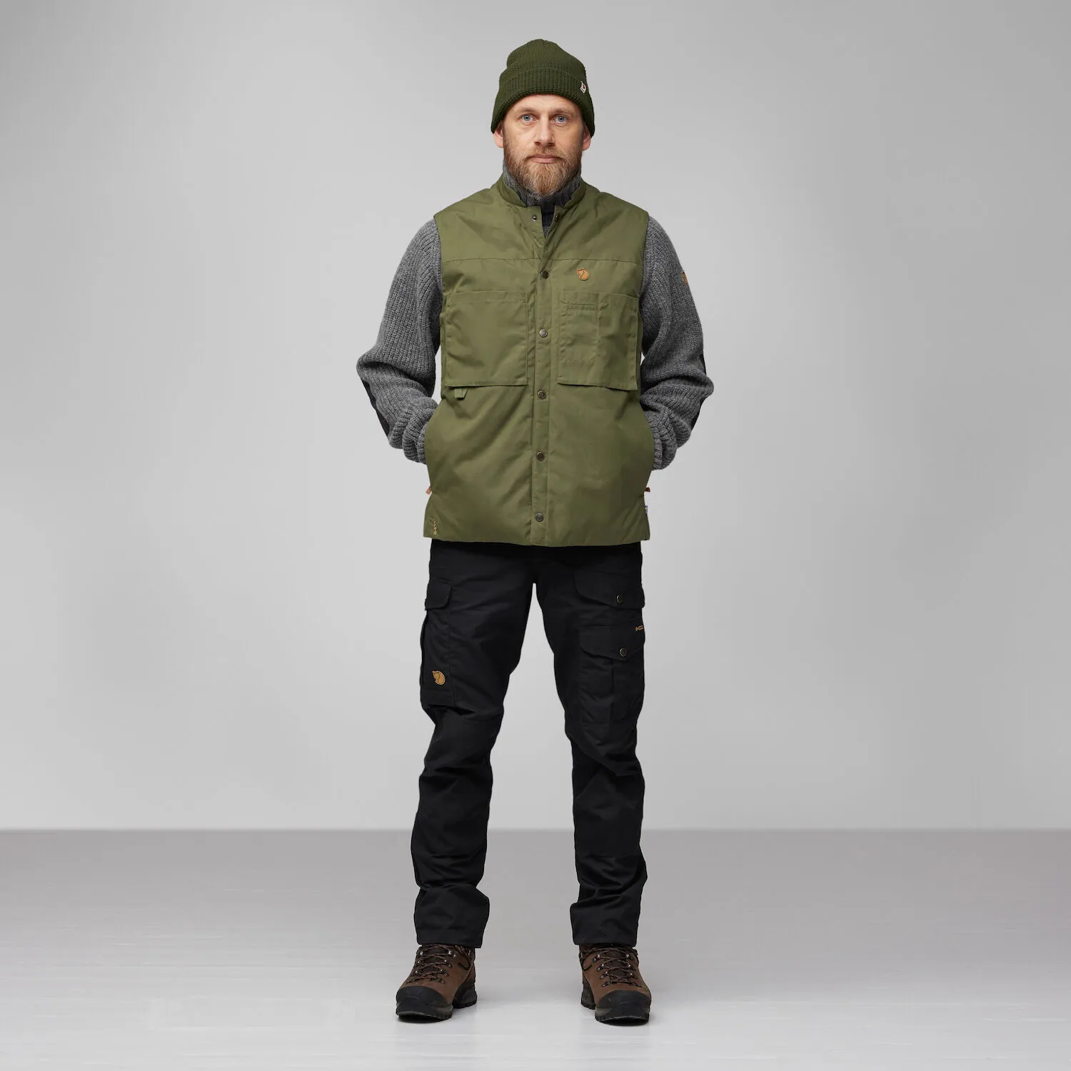 Fjällräven Men's Singi Padded Vest Laurel Green | Buy Fjällräven Men's Singi Padded Vest Laurel Green here | Outnorth