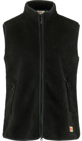 Fjällräven Women's Vardag Pile Fleece Vest Black | Buy Fjällräven Women's Vardag Pile Fleece Vest Black here | Outnort