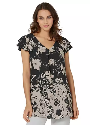 Floral Short Sleeve Tunic by Witt | Kaleidoscope